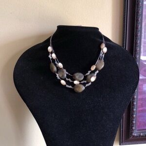 Beautiful Multi-Strand Beaded Necklace